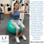 Ellen H. Syosset testimonial on a bounce ball with weights